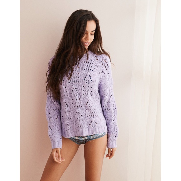 aerie Sweaters - NWOT Aerie Cozy Pointelle Sweater